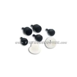 Silentblocs (Kit) de portière moteur + pivots téflon Vespa 50 / 125 Primavera